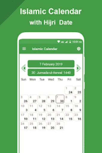 Islamic Calendar - Hijri Dates