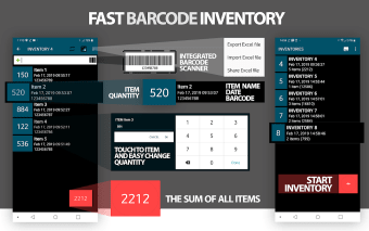 Easy Barcode inventory and sto