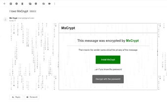 MxCrypt - Easy and secure email encryption