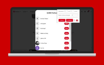 Pinterest Follow Bot