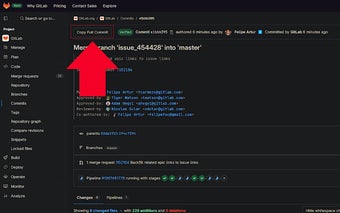 GitLab Commit Grabber (Copy button for full commit info)