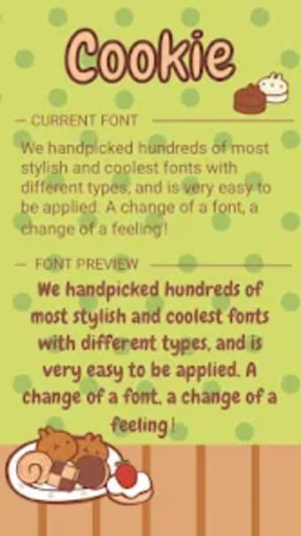 Cookie Font for FlipFont