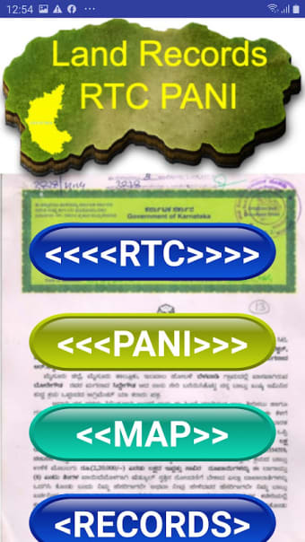 Land Records RTC MR MAP PAN Karnataka