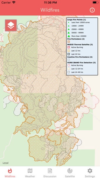 Wildfire - Fire Map Info