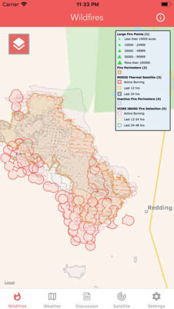 Wildfire - Fire Map Info