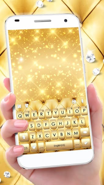 Gold Luxury Biz Keyboard Theme