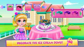 Ice Cream Donuts Cooking