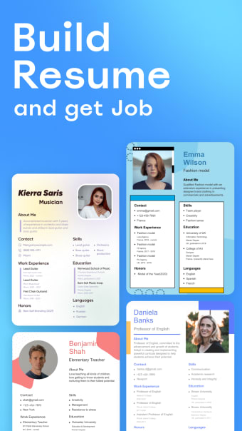 Resume Builder  CV Maker App