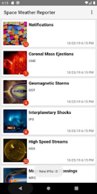 Space Weather Reporter