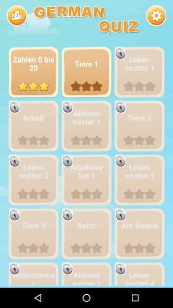 German Game: Word Game Vocabu