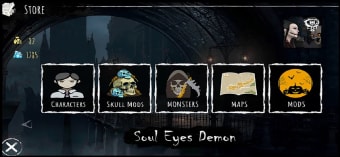 Soul Eyes Demon Horror Skulls