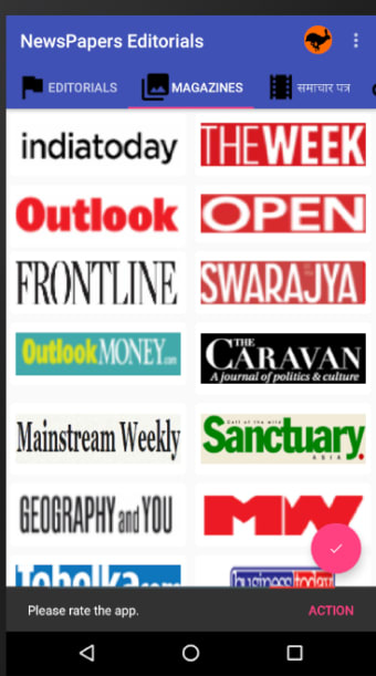 Newspapers, Magazines, Editorials India