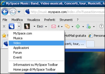 MySpace Toolbar