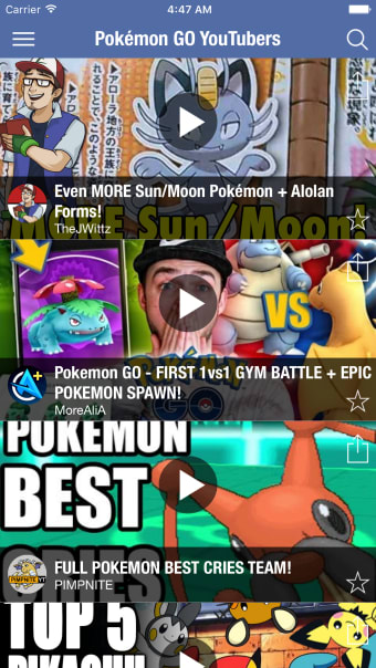 PokeTube - Best Videos for Pokemon GO