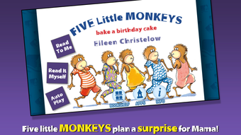 5 Monkeys Bake a Birthday Cake