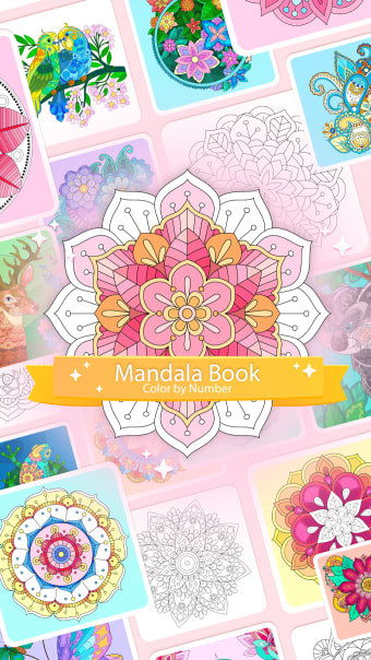 Color by Number  Mandala Book