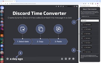 Discord Timestamp Generator