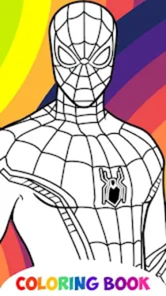 Spider Boy Coloring Book