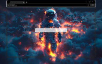 Astronaut Cloud Embers Live Wallpaper
