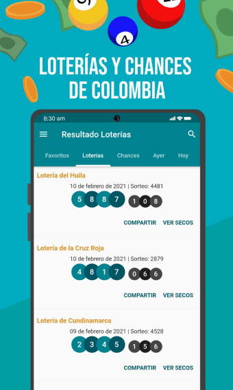 Resultado Loterías Colombia
