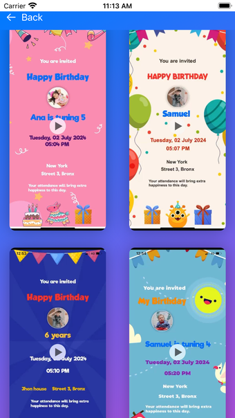 Birthday Invitation Maker