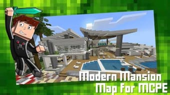 Modern Mansion Map for MCPE