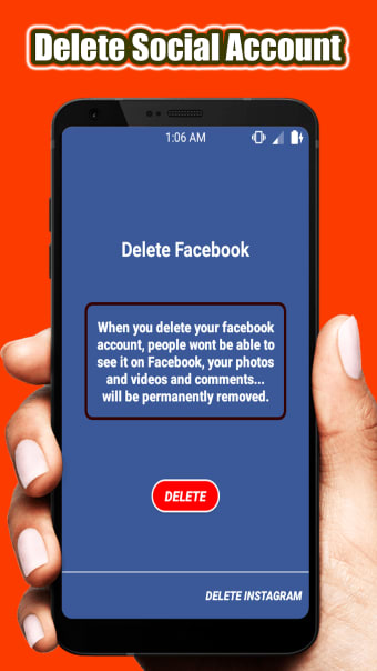 Delete Social Account