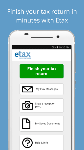 Etax Mobile App - Australian Tax Return for Mobile