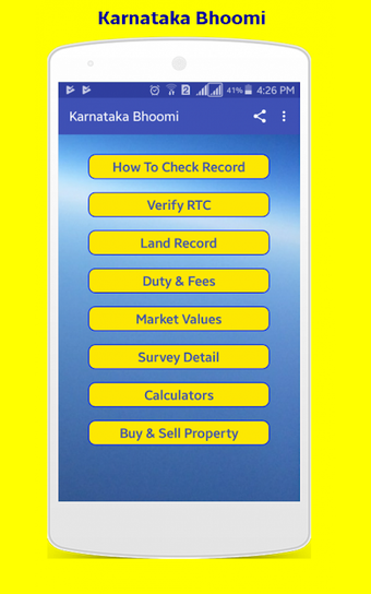 Karnataka Bhoomi (Land Record)