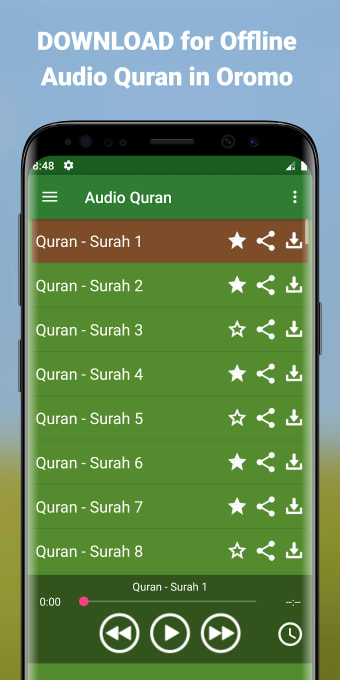 Audio Quran in Oromo mp3 app