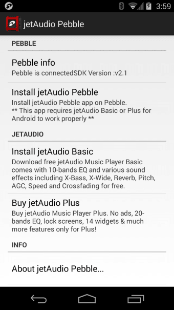 jetAudio Pebble