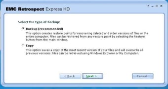 EMC Retrospect Express HD
