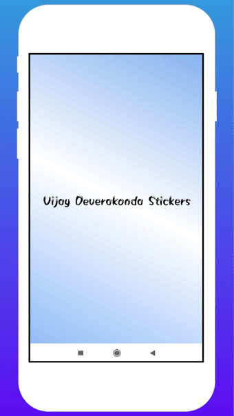 Vijay Deverakonda Stickers