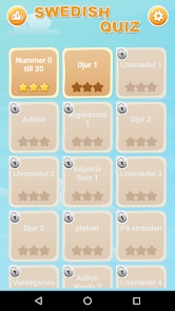 Swedish Game: Word Game Vocab