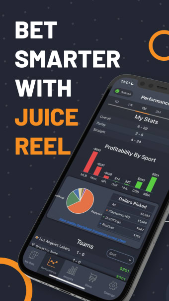 Juice Reel: Bet Tracker  Tips