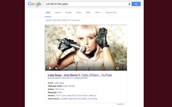 Youtube Embeds in Google Search