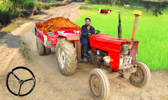 Indian Tractor Trolley Driver