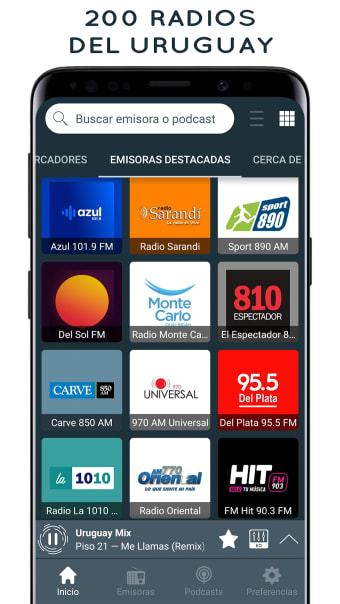 Radios de Uruguay FM y Online