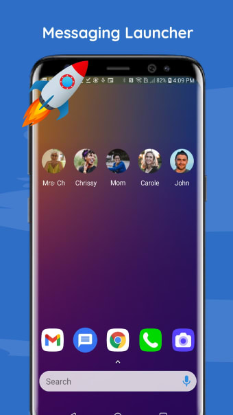 Messenger Lite - SMS Launcher