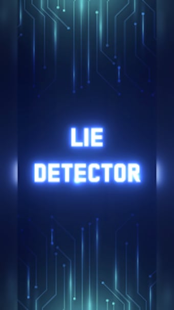 Lie Detector  Fingerprint Scan