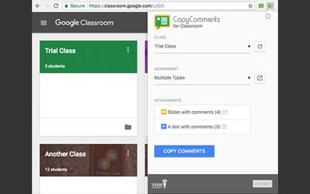 CopyComments for Classroom