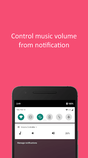 Volume Control: Notification & Overlay Widget