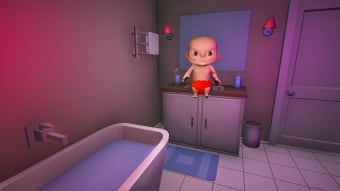 Scary Baby in Dark House