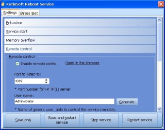 Reboot Service