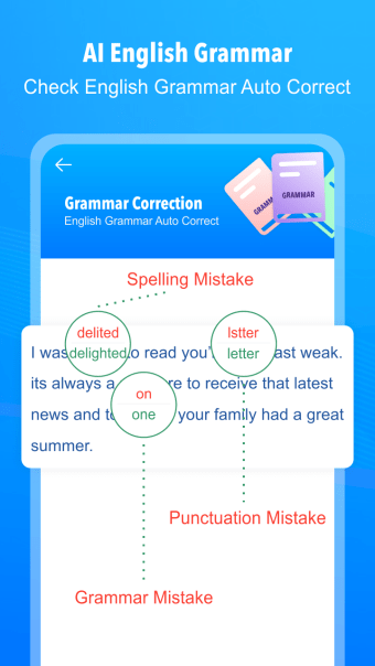 AI Grammar Checker for English - Correct Spelling