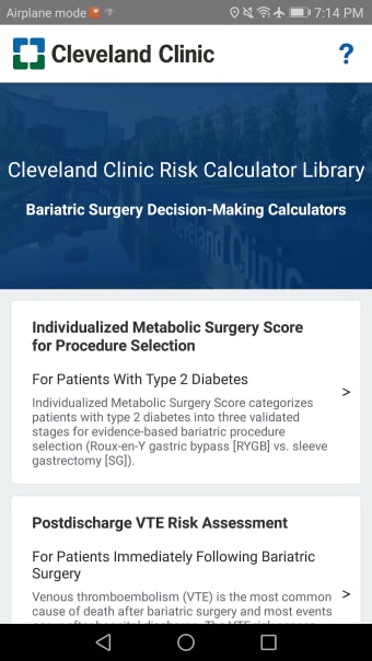 Bariatric Surgery Calculator