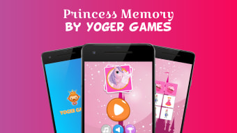 Princess Unicorn Memo Game for Kids and Toddlers