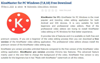 KineMaster For PC - Windows and Mac