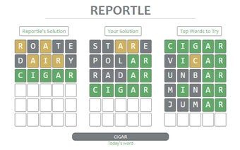 Reportle - a Wordle Tool