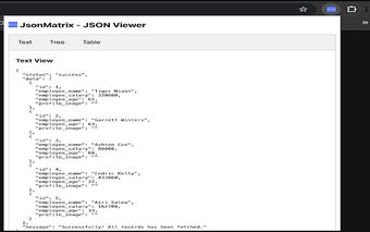 JsonMatrix - JSON Viewer